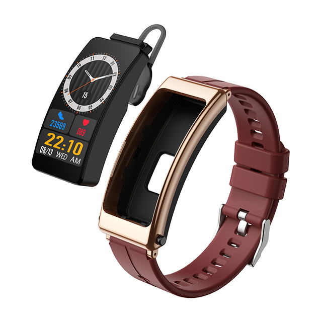 2 in 1 Smart Watch with Wireless Earphone Earbud Headset Sports Bracelet Pedometer Phone Calling Smartwatch K13