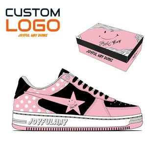 <span class=keywords><strong>Zapatos</strong></span> con Logotipo Personalizado de Fábrica al por Mayor de China para Hombre y <span class=keywords><strong>Mujer</strong></span>, <span class=keywords><strong>Zapatos</strong></span> Deportivos Casuales Personalizados para <span class=keywords><strong>Mujer</strong></span> en Color Rosa - Product Image 1