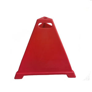 Cono <span class=keywords><strong>de</strong></span> <span class=keywords><strong>Tráfico</strong></span> Triangular <span class=keywords><strong>de</strong></span> Plástico para Seguridad Vial - Product Image 1