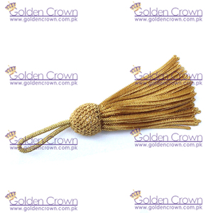 Wholesale Custom Royal Bullion Tassel Gold Metallic Home Textile Decorative <b>Pillow</b> From Golden Crown (Pakistan) - Product Image 3
