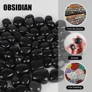 Gran oferta de <span class=keywords><strong>propiedades</strong></span> curativas de vidrio resistente de <span class=keywords><strong>obsidiana</strong></span> Natural para terapia de cristal directo de la mina otras artesanías de cristal - Product Image 2