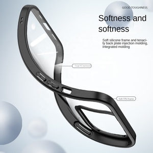 Pha Lê Trong Suốt PC TPU Vỏ Điện Thoại Thông Minh Cứng Chống Sốc Không Dễ Dàng Để Màu Vàng - Product Image 5