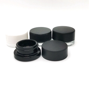 3ml 5ml 7ml 9ml Pot rond carré de concentré Bocaux résistants pour enfants Bocaux en verre à l'épreuve des enfants pour la cire de crème pour les yeux - Product Image 3