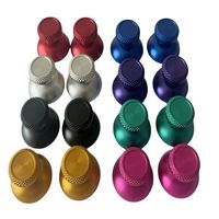 Manette de jeu 3D en métal en forme de champignon pour PS5 avec capuchon en alliage d'aluminium