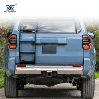 Nouvelle échelle de portière arrière tout-terrain noire en alliage d'aluminium, style échelle à marches, pour 4Runner 2025 2026 6ème génération