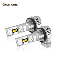 Luxfighter Mini Q36 60W 6000LM H1/H7/H11 HB3 HB4 Canbus Lampu Depan LED Mobil Kustom Truk 6500K Pemasangan Universal DC12-32V