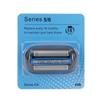 Tête de rasoir de rechange 65B avec grille et cassette de coupe pour Braun Series 5 6 52-A1200s 53-A10012s 52-W4000cs 52-W1320vs