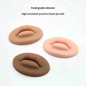 Moule d'entraînement pour les lèvres 5D pour débutants - Silicone réaliste pour l'entraînement au blush des lèvres <span class=keywords><strong>et</strong></span> au microblading, <span class=keywords><strong>facile</strong></span> à utiliser, kit abordable - Product Image 6