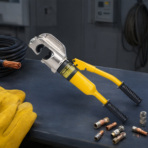 Herramienta de crimpado hidráulica manual HHY-400300C 70MPa tipo C de cabeza abierta para terminales de cobre y aluminio - Product Image 2