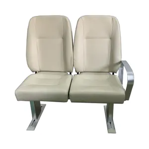 Manufacturer Discount Sale Marine Boat Seats Safe Fixed Back Yacht Captain Boat Chair High Quality Ferry Seat With Armrest