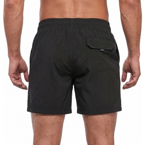 <span class=keywords><strong>Pantaloncini</strong></span> da bagno da <span class=keywords><strong>uomo</strong></span> neri personalizzabili <span class=keywords><strong>con</strong></span> logo, 2-<span class=keywords><strong>in</strong></span>-1, <span class=keywords><strong>vita</strong></span> elastica, ad asciugatura rapida, <span class=keywords><strong>con</strong></span> fodera anti-sfregamento e tasca - Product Image 2