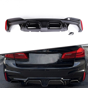 CS Loại Phía Sau Khuếch Tán ABS Bóng Màu Đen Phía Sau Khuếch Tán Bumper Cho BMW <span class=keywords><strong>G30</strong></span> M Công Nghệ 2017 + - Product Image 1