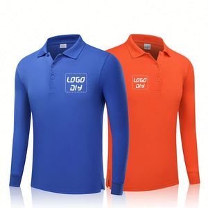 เสื้อโปโลแขนยาวแบบกำหนดเองปี 2022  ปักลายและพิมพ์โลโก้ฟรี  สำหรับกิจกรรมสันทนาการและกีฬา  สำหรับผู้ชายและผู้หญิง - Product Image 3