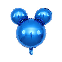 Mini Mickey Mouse tête ballon feuille d'aluminium ballons à Air gonflables pour dessin animé thème fête d'anniversaire décoration jouets cadeaux