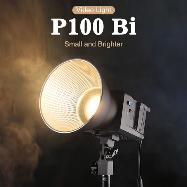 Sutefoto P100 Bi 100W Full Color Colorful Lighting Led Video COB Light Rechargeable Fill Light for Photography Studio