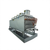 Enfriador de Aire Industrial de Alta Eficiencia con Descarga Superior y Montaje en Suelo, Evaporador de Uso Pesado para Cámara Frigorífica de Maduración en Seco de Carne