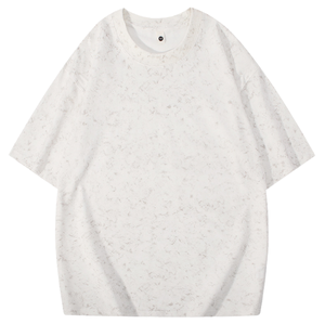 T-shirt Homme Personnalisé en Coton 100% Coupe Classique Col Rond Manches Courtes Respirant Décontracté Streetwear 300g – Vente en Gros - Product Image 2