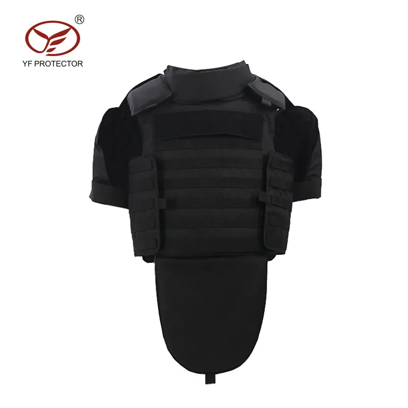NIJ IIIA Full Body Protection Vest YF Protector Safety Jacket With Shoulder Arm Sides Groin Neck Protection