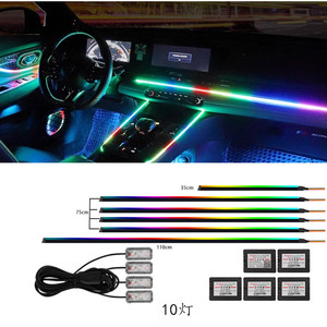 64-color ambient lighting for <b>car</b> <b>interiors</b>, including hidden LED light strips and flowing color ambient lighting. - Product Image 4