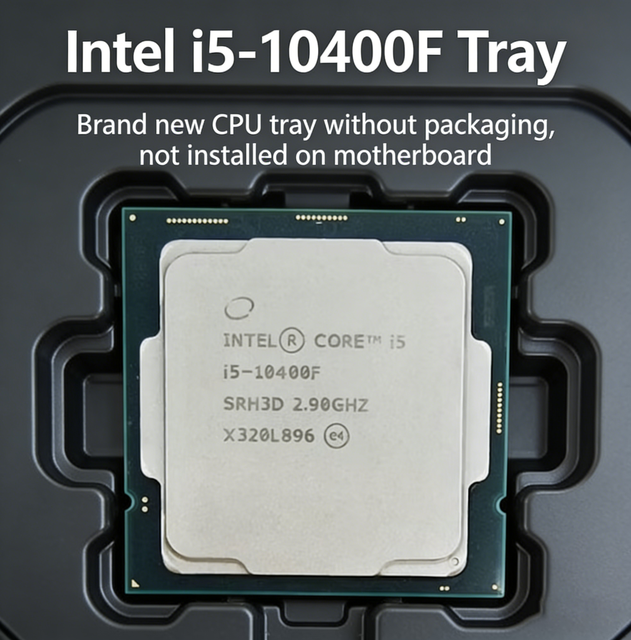 For Core I5-10400F 2.9 GHz 6 Cores 12 Threads 12MB L3 Cache LGA 1200 65W TDP Desktop Processor