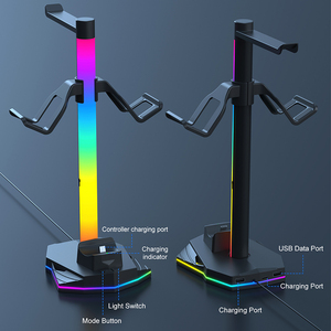 Station de charge verticale multifonctionnelle F <span class=keywords><strong>HS</strong></span>-SW2042 RGB pour deux manettes Pro avec support pour casque pour <span class=keywords><strong>Switch</strong></span> 2 - Product Image 4
