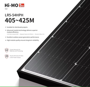 แผงโซลาร์เซลล์ Longi Solar รุ่น LR5-54HPH-420M สำหรับบ้านพักอาศัย สีดำทั้งแผง แบบ Half Cell รุ่น LR5-54HPH-420M สีดำทั้งแผง - Product Image 3
