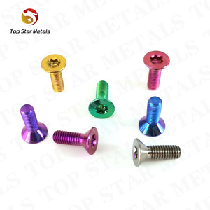 Titst <span class=keywords><strong>Allen</strong></span> Sleutel Platte Verzonken <span class=keywords><strong>Titanium</strong></span> Bout M 4X12Mm/15Mm Verzonken Zeshoek Socket <span class=keywords><strong>Titanium</strong></span> Schroef Voor Fiets Drop Shipping - Product Image 3