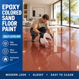 Peinture pour sols en marbre haute brillance, revêtement époxy pour sols, revêtement pour garage, vente en gros d'usine, OEM - Product Image 5