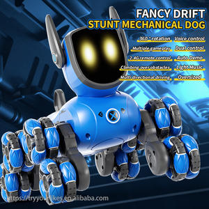 EPT Voiture <span class=keywords><strong>robot</strong></span> télécommandée à 8 roues de haute qualité pour chien Offre Spéciale jouet cascadeur animal éducatif interactif avec câble USB inclus - Product Image 2