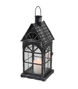 Forma de Casa venta al por mayor chino Palacio de metal vela linterna - Product Image 4