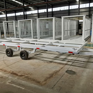 Mini conteneur de maison pré-plié, mobile, remorque une voiture, maisons de <span class=keywords><strong>Camping</strong></span>, à bas prix - Product Image 4