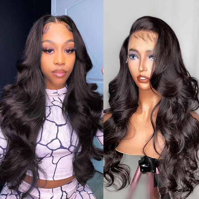 Unprocessed 30 40 Inch 13x6 Glueless Full HD Lace Wigs 100% Human Hair Wig Cuticle Aligned Raw Hair Pre Plucked for Black Women