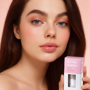 PINK KEY Poudre Libre Fixatrice <span class=keywords><strong>de</strong></span> Maquillage Végane, Sans Cruauté Animale, Waterproof, Contrôle du Sébum, à Base Minérale, avec Protection Solaire et <span class=keywords><strong>Correcteur</strong></span> - Product Image 5