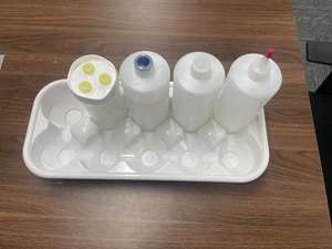 Shineho Nouveau Design <span class=keywords><strong>KFC</strong></span> Les restaurants utilisent des seaux à <span class=keywords><strong>sauce</strong></span> pour hamburger en métal transparent Porte-bouteilles à <span class=keywords><strong>sauce</strong></span> en plastique pour la vente en gros - Product Image 3