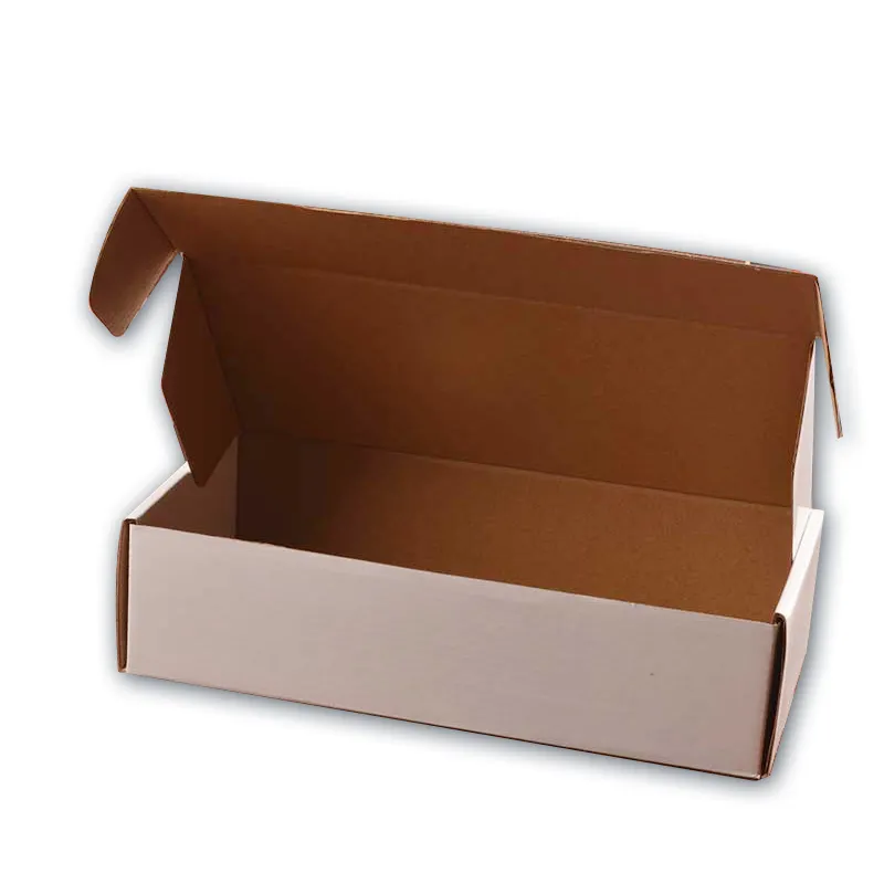 Высококачественная Белая упаковка на заказ, коробка из гофрированной бумаги, белая крышка и базовая бумага, картонная коробка для ювелирных изделий