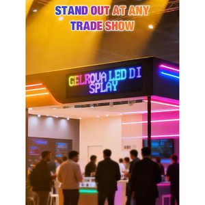 Écran LED flexible 24,8 x 7,9 pouces, étanche IP65, contrôle par application, pour publicité intérieure, vitrine de magasin, voiture - Product Image 5