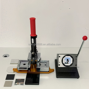 63.5*63.5mm Tự làm hình vuông kim loại tủ lạnh nam châm làm máy thủ công nút Huy hiệu làm bộ máy - Product Image 3