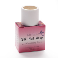 Sangle de gilet blanche tissu de soie adhésif réparation ongles prévention des dommages 1 mètre de long boîte ruban à ongles