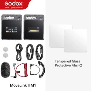 Godox Movelink Ii M1 M2 2.4Ghz Draadloze Lavalier Omnidirectionele Microfoon <span class=keywords><strong>Zender</strong></span> Ontvanger Voor Telefoon Dslr Camera - Product Image 6