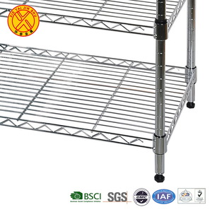 Estantería de almacenamiento de malla metálica de 4 niveles personalizada - Product Image 3
