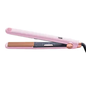 2 In 1 Rechttrekken En Curling 1 Inch Nano Titanium Flat Iron Met Wuivende Motion Control Stijltang