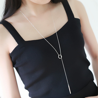 FY-PL250 Collier Géométrique Vintage en Argent Plaqué Rhodium pour Femme, Bijou de Mode Mariage, Cadeau Raffiné et Original
