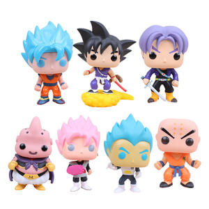Figurines <span class=keywords><strong>POP</strong></span> Dragon BallED Trunks Goku Vegeta Majin Buu Grande Tête Poupée Figurine d'Action Exposition de Bandes Dessinées Dropshipping - Product Image 5