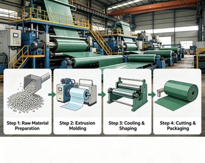 Film de <span class=keywords><strong>paillage</strong></span> agricole compétitif, anti-UV, en polyéthylène PE, couleur <span class=keywords><strong>verte</strong></span>, super résistant, service de découpe - Product Image 6