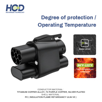 Nuevo Adaptador de Modo Dual AC/DC HCD CCS2 y Tipo 2 a CCS1 y Tipo 1, 500-1000V DC/250V AC, 400A 32A, Cargador EV para Reequipamiento/Actualización
