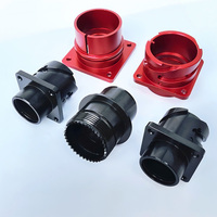 Boîtier d'objectif fileté en aluminium anodisé moleté de haute précision, usiné CNC, pièces de coque de caméra fabriquées en Chine