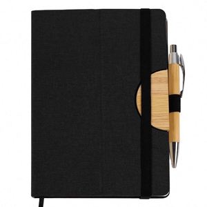 Cuaderno A5 Multiusos de PU Personalizado para Oficina, Cuaderno de Lino para Diario - Product Image 5