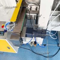 Machine d'emballage automatique à manchon thermorétractable SIPUXIN pour l'emballage rétractable de bouteilles cosmétiques et de cartons