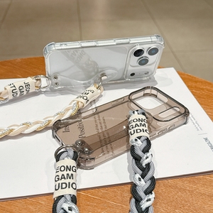 <span class=keywords><strong>Funda</strong></span> Brillante <span class=keywords><strong>con</strong></span> Diseño de <span class=keywords><strong>Cuerda</strong></span> y Correa para <span class=keywords><strong>iPhone</strong></span> 17/17 Air/17 Promax - Product Image 2