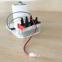 Micro-éolienne de 20 W avec lumière LED, générateur éolien vertical pour la nouvelle énergie